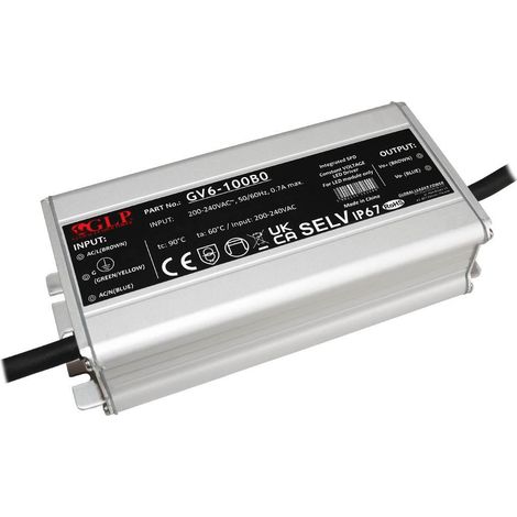 GLP GV6-100B012 LED Netzteil 100W 12V 8.3A IP67 Schaltnetzteil CV (1/2)