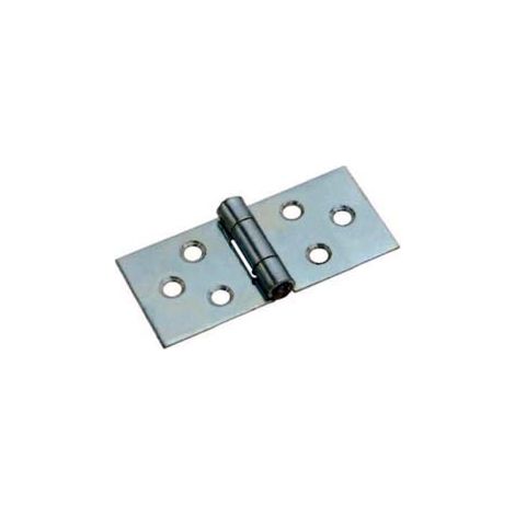 CERNIERE RETTANGOLARI PESANTI CON PERNO FISSO ART.126- - mm.45x80x1,5 - 24 pezzi ALDEGHI