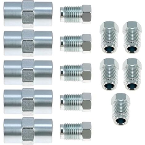 10 raccords à vis M10x1 et 5 connecteurs M10x1 pour conduite de frein Ø 4,75 mm (1/5)