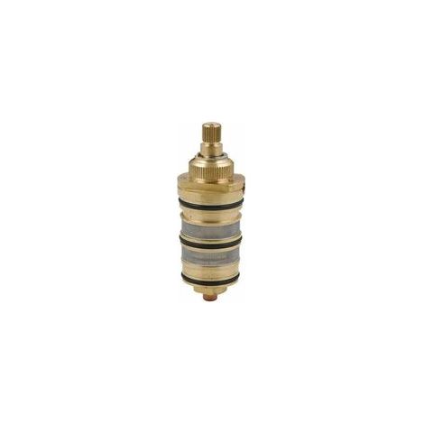 Robinet thermostatique de douche en laiton avec cartouche et poigne pour mitigeur de douche (1/4)