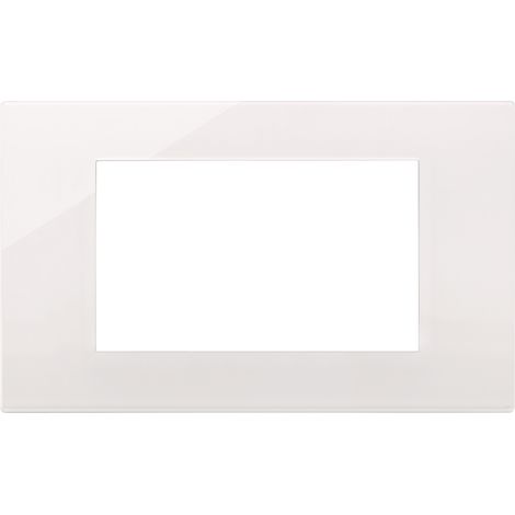 Placca vimar linea 4 moduli bianco - 30654.40