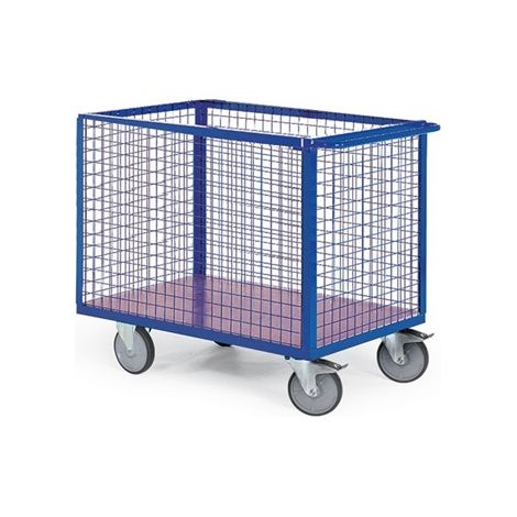 Bako Logistiksysteme Drahtkastenwagen vergittert R600 komplett geschlossen 1250x800mm TPE (1/2)