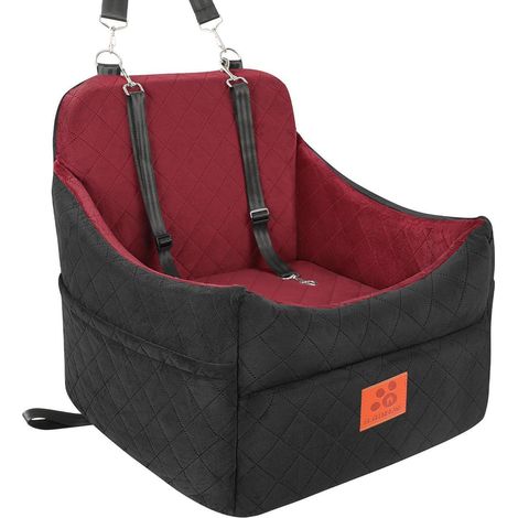 Hunde-Autositz mit Polsterung, abnehmbar & waschbar, bis 16 kg (1/5)