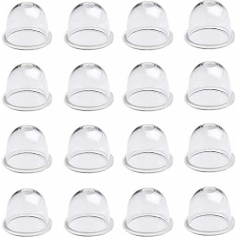 16 Pièces Pompe D'Ampoules D'Amorce De Carburateur, 19 Mm Essence Pour Ampoule D'Amorçage, Pour Tondeuse, Débroussailleuse, Tondeuse, Tronçonneuse (1/5)