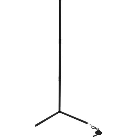 Lampadaire d'angle LED RGB à éclairage d'ambiance coloré avec base coudée, prise UE 100-240 V (1/5)