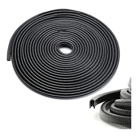 Protections Bord Portière, Forme en U Protecteur de Porte de Voiture Anti-Fuite, sans Colle Joint Porte Voiture, Flexible et Durable, Pas Facile à Déformer (1/5)