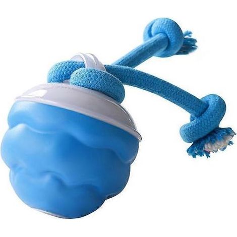 Jouet pour chien rechargeable Power Tail 2.0. balle interactive. balle sauteuse bleue (1/5)