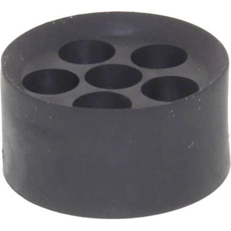 Wiska  MFD 32/06/040 Inserto di tenuta antiurto, con antistrappo M32 Plastica Nero (RAL 9005) 25 pz.