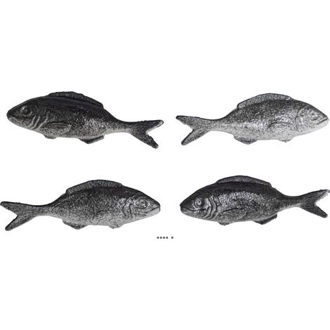 Sardine artificielle en lot de 4 en Plastique soufflé L 120x40 mm (1/3)