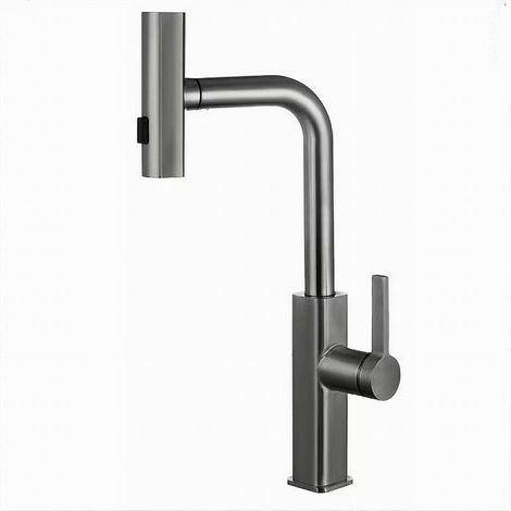 Cleafe - Rubinetto Miscelatore Per Cucina Monocomando Lavello Erogatore Girevole 87400 -