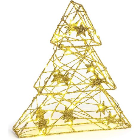 Décoration de Sapin de Noël à LED, Décoration de Sapin de Noël (1/5)