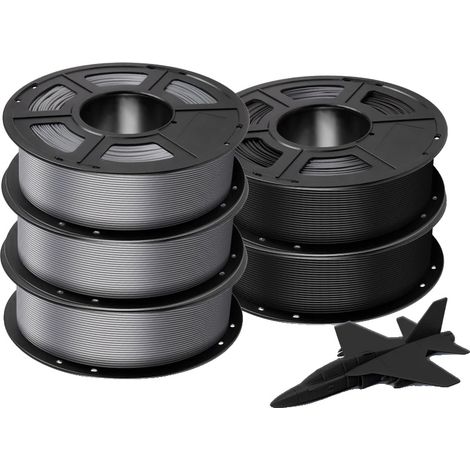 Filamento PLA, 5 kg Materiale ecologico, molteplici combinazioni di colori, 5 kg Combinazione E (1/2)