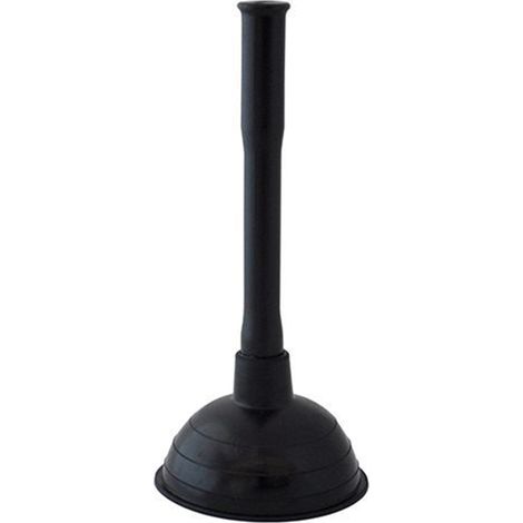 Stura lavandino a ventosa con manico in pvc e ventosa in gomma -15 cm