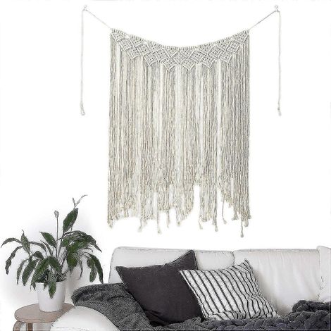 Suspension murale en macramé, étagère suspendue en macramé faite main, plante suspendue (1/5)