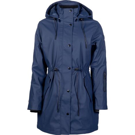 XXL, Blu navy 6900: Wasserdichte und wattierte Damenjacke Modell Dallas mit abnehmbarer Kapuze (1/5)