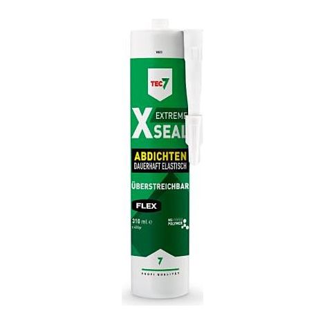 Novatech TEC7 X-Seal mastic 528013217 310ml, à peindre, noir