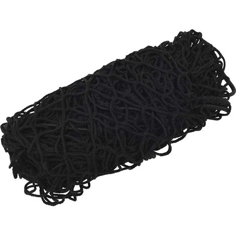 Filet pour remorque avec corde élastique noir 3x3 m PP (1/5)