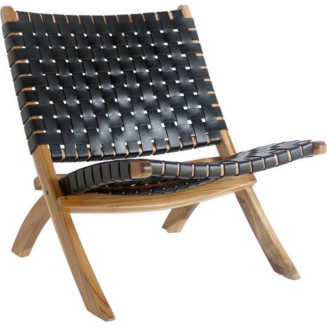 Perugia Fauteuil en cuir, noir. (1/5)