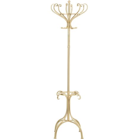 Porte-Manteau en Métal "Rune" 199cm Doré (1/4)