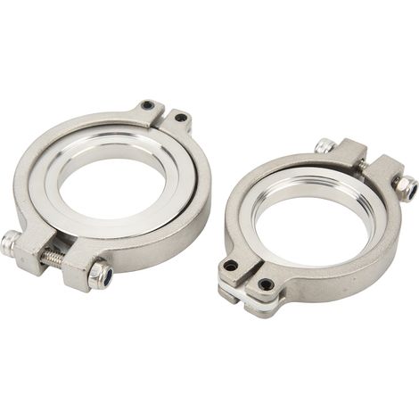 44 mm Edelstahl-V-Band-Befestigungsflansch, Einlassflansch-Reparatursatz, TiAL-kompatibler Ersatz für MV-R und MV-S, Hochleistungsklemme. (1/5)