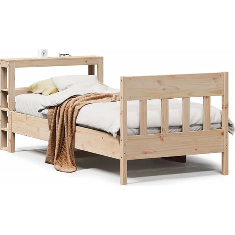 Maison Exclusive - Letto senza Materasso 75x190 cm in Legno Massello Pino