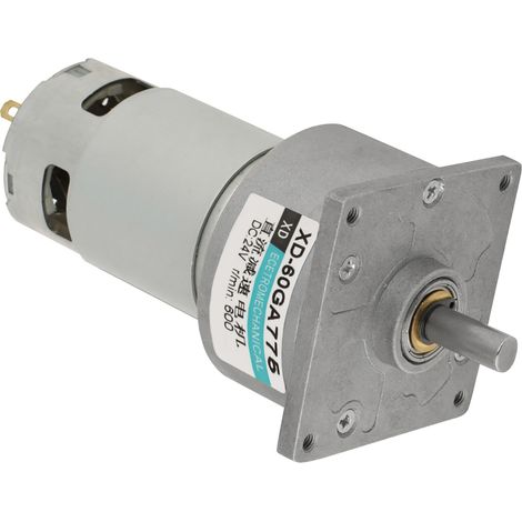 35W Mikro-Gleichstrom-Metallgetriebemotor, Drehzahl einstellbar (CW/CCW) (24V 600rpm) (1/5)