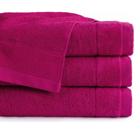 Asciugamano Vito 70x140 Amaranto 550g 100% cotone (1/5)
