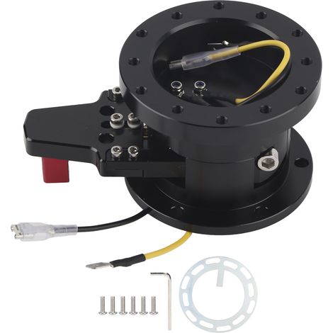 Adaptateur de moyeu à dégagement rapide pour volant, outil de réparation d'entretien automobile inclinable/retournant (1/5)