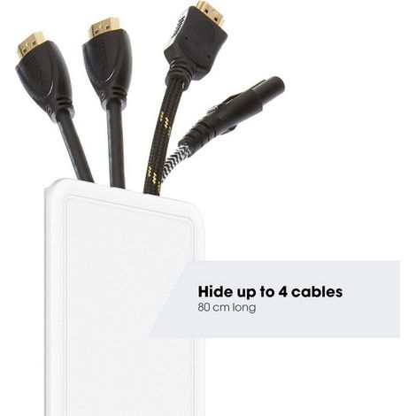 Vogels TVA 6000, Colonna copricavi fino a 4 cavi, distanza dalla parete 1,4 cm, Bianco (1/2)