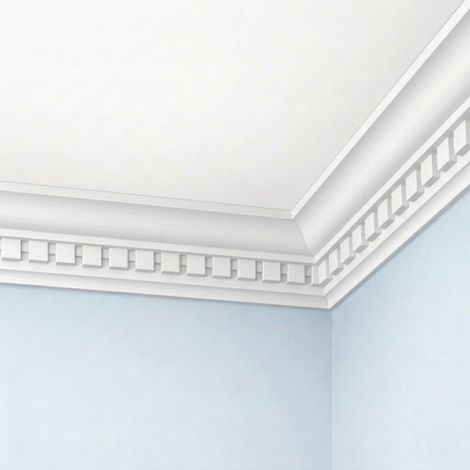 Corniche plafond C196 7 x 5,3 cm - Polyuréthane Cimaises &+