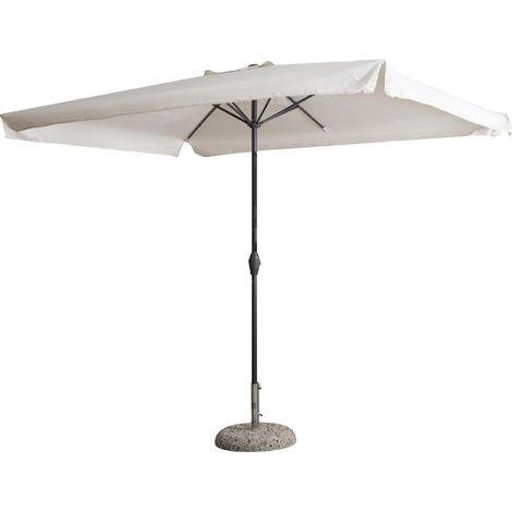 GARDENIA Ombrellone Palo Centrale Imperia 3x2 Palo Antracite Telo Beige