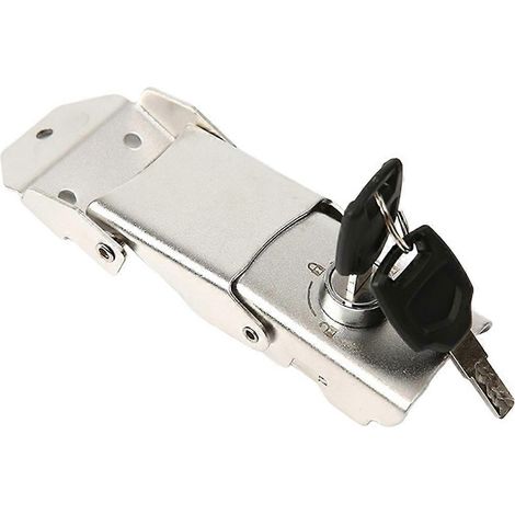Charnière de verrouillage pour coffre de moto avec boucle amovible en acier inoxydable (1/5)