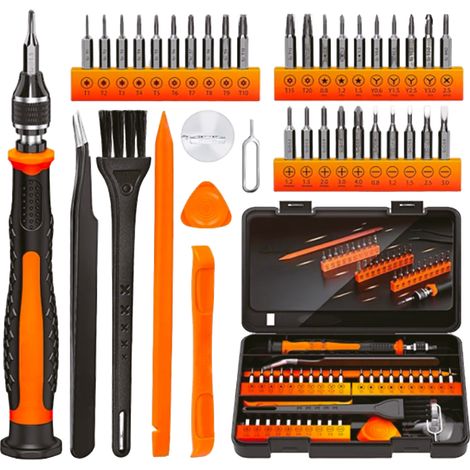 Kit 38 In 1 Attrezzi Riparazione Elettronica Di Precisione - In Acciaio S2 Con Punte Magnetiche