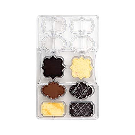Stampo professionale per cioccolato per realizzare distintivi (1/2)