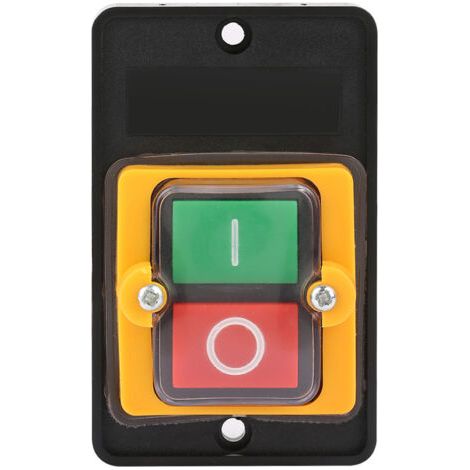 QORVA- AC220V/380V 10A bouton-poussoir marche/arrêt étanche bouton-poussoir (1/5)