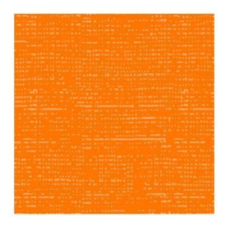 Serviettes en papier - - Lot de 16 - Aspect tissu - Orange/Rouille - 12.5x12.5 cm