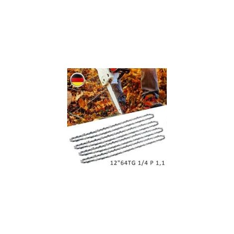4 cadenas para motosierra 1/4 64TG 1.1 mm compatibles con Husqvarna Stihl MSA 120 140 160 193T-Crezuo