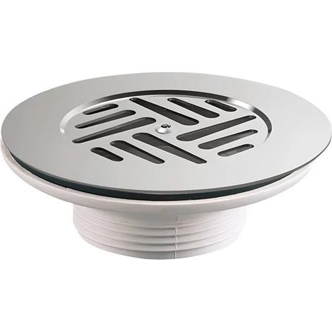 Griglia di scarico per pvc e lavello grigio, diametro 60