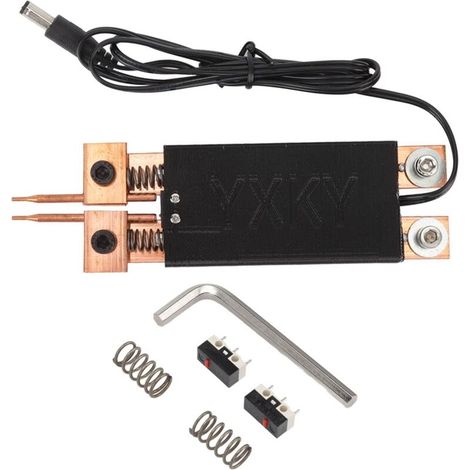 Spot Welding Pen, Mini Spot Welder, Automatic Trigger, Integrated Spot Welding Pen, Spot Welding Equipment for Industry (Black) (1/5)