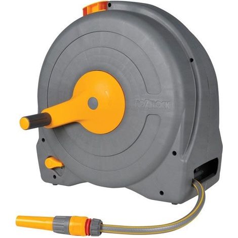 Hozelock 2494 Floor Standing Fast 40m Hose Reel Inc Hose Connectors Fittings (1/10)