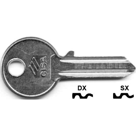 Chiavi 4 spine grandi 01320 - 01320002 sx (tipo silca cs 205)