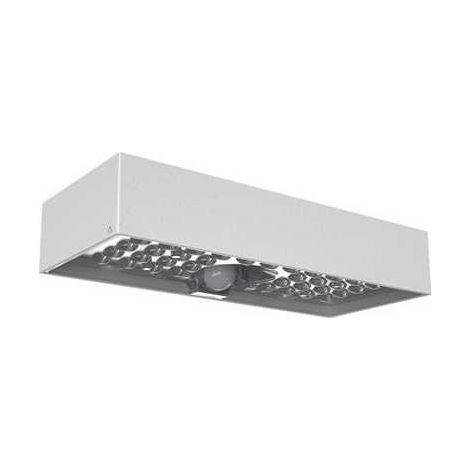 Aplique solar led 6w blanco c/ sensor movimiento ASLO