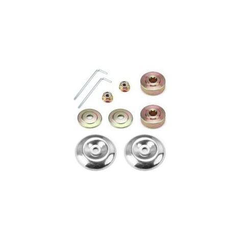 Pieces Detachees Debroussailleuse, 10 Pièces Pièces et Accessoires Tondeuses à Gazon, avec Plaque de Poussée et Couvercle de Protection, Piece Detachee Debroussailleuse, pour Tondeuse à Gazon 0XBIT- C (1/4)