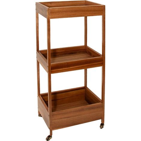 ANDREA HOUSE BA76167 Carro Acacia 36X26,5X84Cm - ref: BA76167