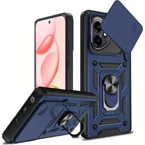 Custodia rinforzata per Honor 400 5G, CamShield Slide, blu (1/5)