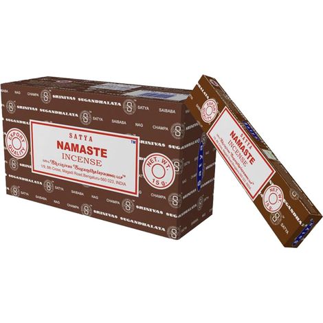 Encens Satya Namaste - 12 boites de 15 grammes (1/2)