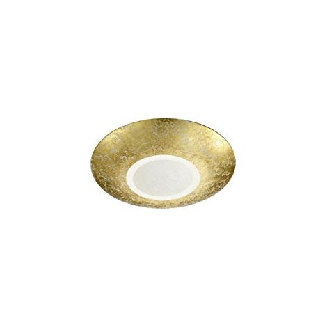 Plafoniera Rotonda Led Diffusore Moderna 12 W Oro 32 cm Chiros GD Trio (1/3)