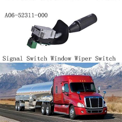 Interruptor de intermitentes y limpiaparabrisas para Freightliner Cascadia 2008 en adelante, A06-52311-000, edición 0703