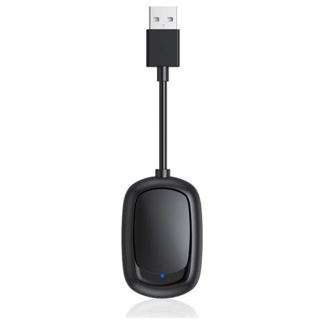 Adaptateur CarPlay sans fil : Adaptateur CarPlay sans fil Plug & Play pour iPhone, mini adaptateur CarPlay stable compatible avec iPhone iOS 10+ et voitures avec CarPlay filaire (1/5)