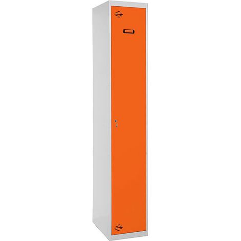 Simonrack Metallischer Schrank Grau und Orange Sicher